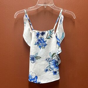 Floral Criss Cross Top